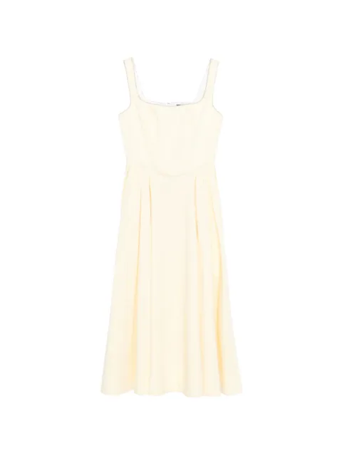 Maje rhinestone-trim midi dress