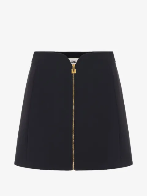 Elisabetta Franchi padlock-detail A-line skirt