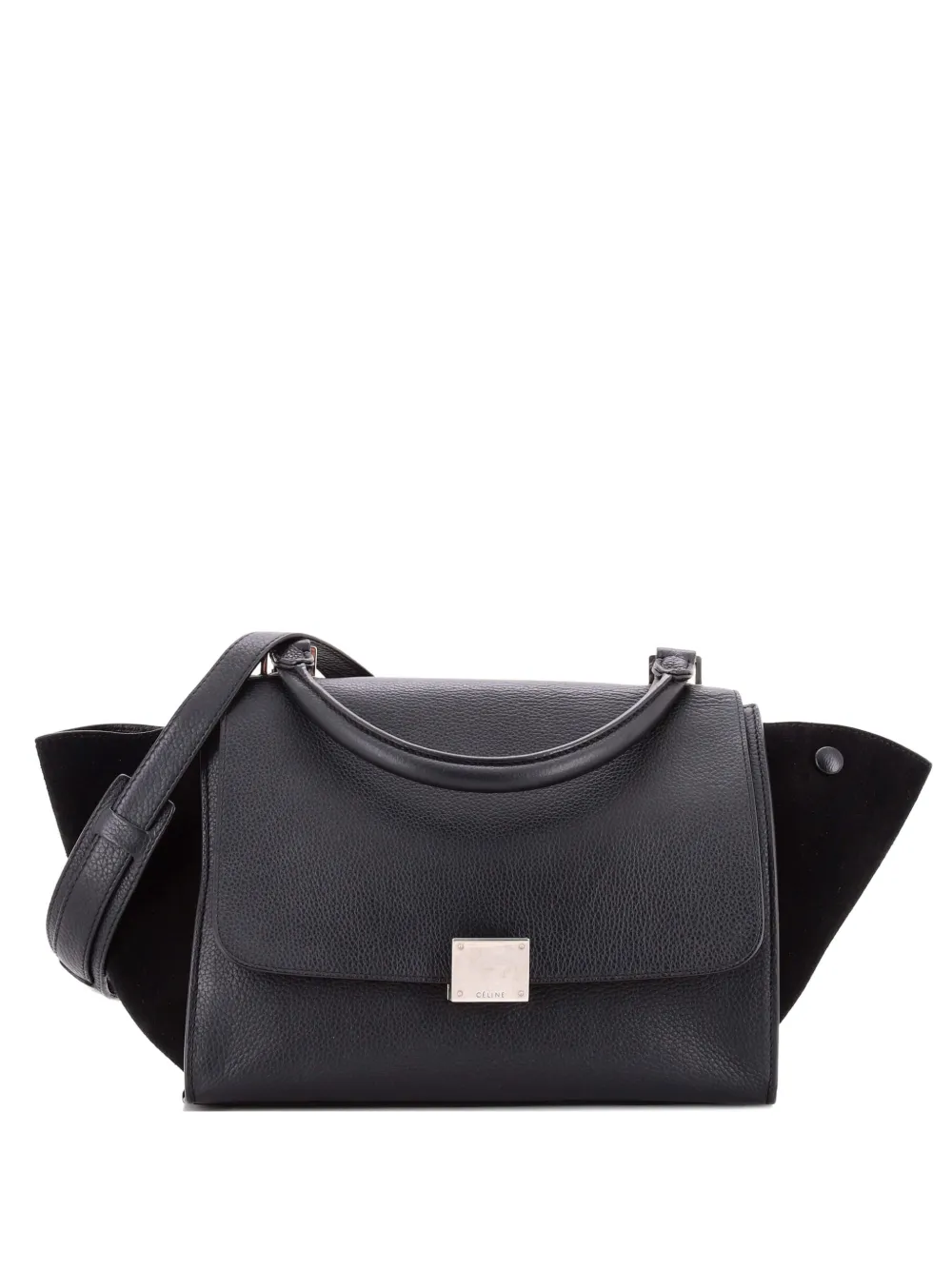 Celine Pre-Owned Trapeze Bag Leather Small satchel - Nero