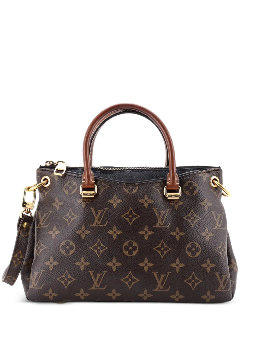 Louis Vuitton Pre-Owned Pallas Tote Monogram Canvas with Leather BB shoulder bag - Marrone