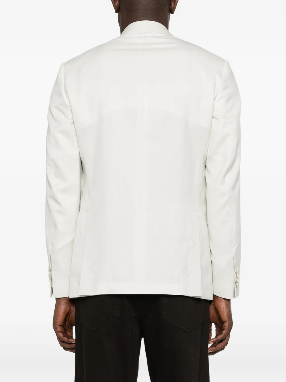 Lardini Blazer met dubbele rij knopen Wit