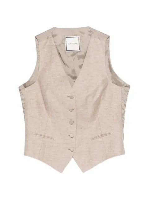 Tagliatore chaleco con cuello en V