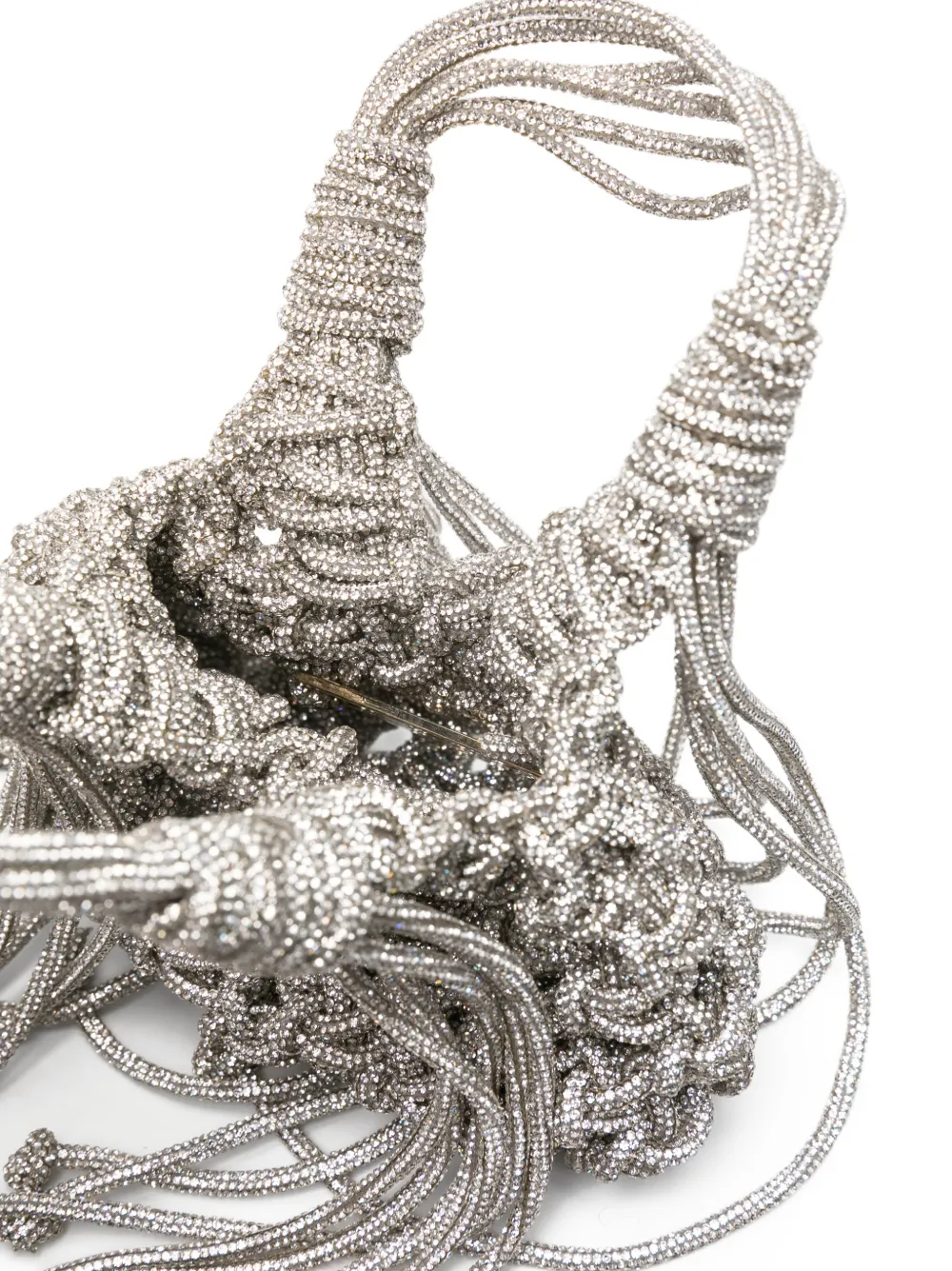 Mini Vannifique Crystal-Embellishment Tote Bag