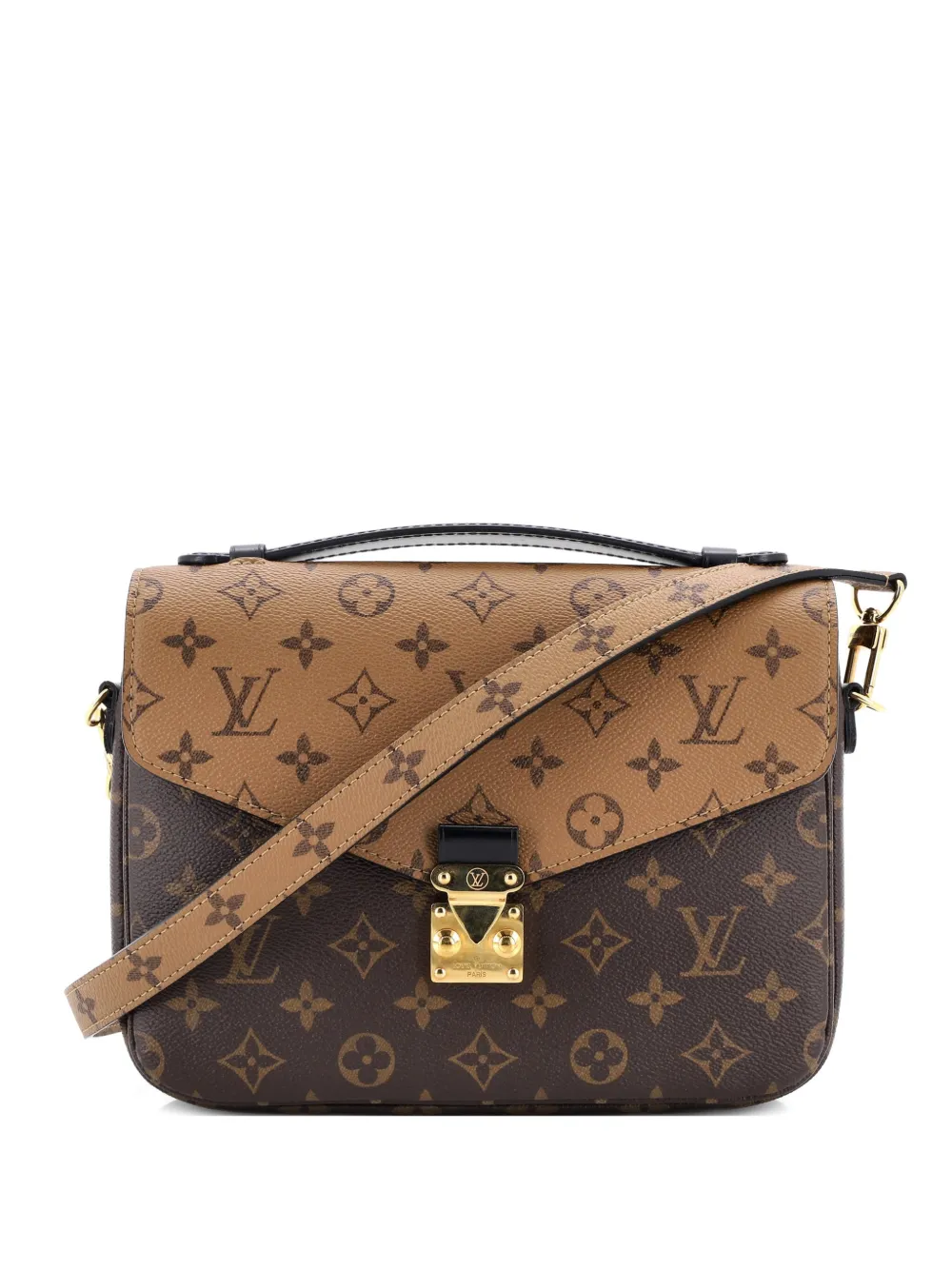 Louis Vuitton Pre-Owned Pochette Metis Reverse Monogram Canvas crossbody bag - Marrone