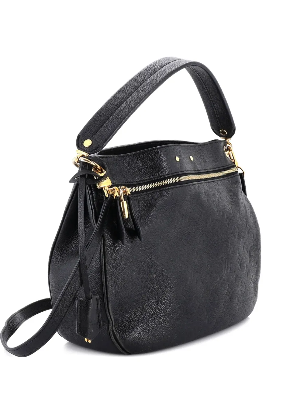 Louis Vuitton Pre-Owned Spontini NM Handbag Monogram Empreinte Leather hobo bag - Nero