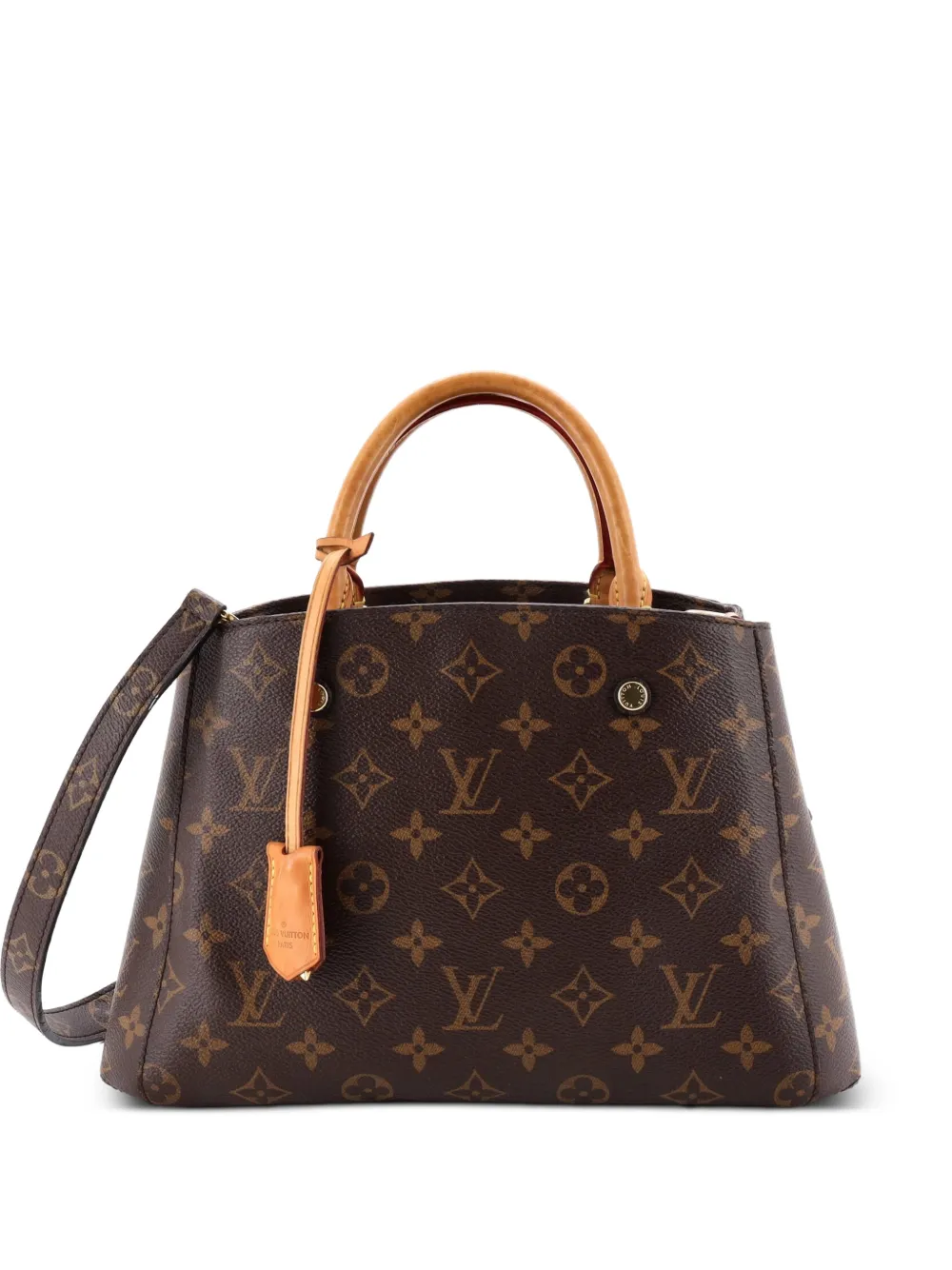 Louis Vuitton Pre-Owned Montaigne Handbag Monogram Canvas BB satchel - Marrone