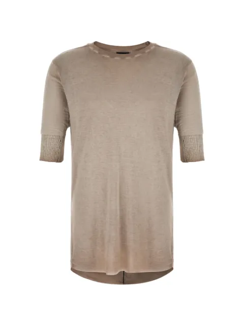 Thom Krom camiseta 940 con dobladillo sin rematar