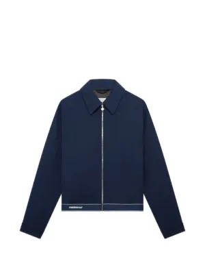 Casablanca Panelled zip-up Jacket | Blue | FARFETCH