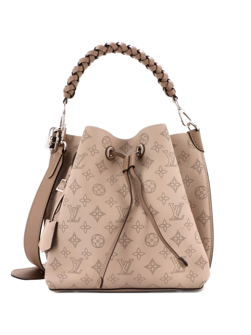 Louis Vuitton Pre-Owned Muria Mahina Leather bucket bag - Toni neutri