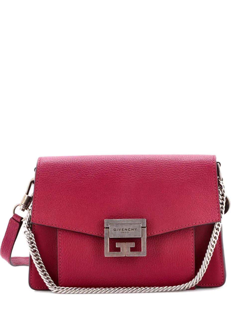 Givenchy Pre-Owned GV3 Flap Bag Leather Small shoulder bag - Viola