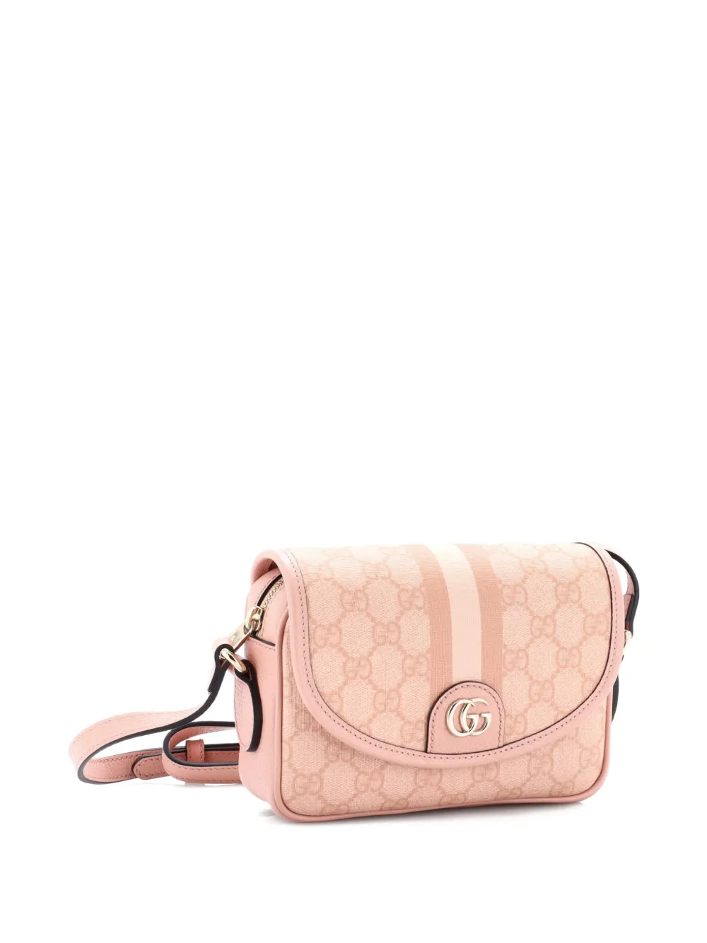 Ophidia Flap Shoulder Bag Gg Coated Canvas Mini Crossbody Bag