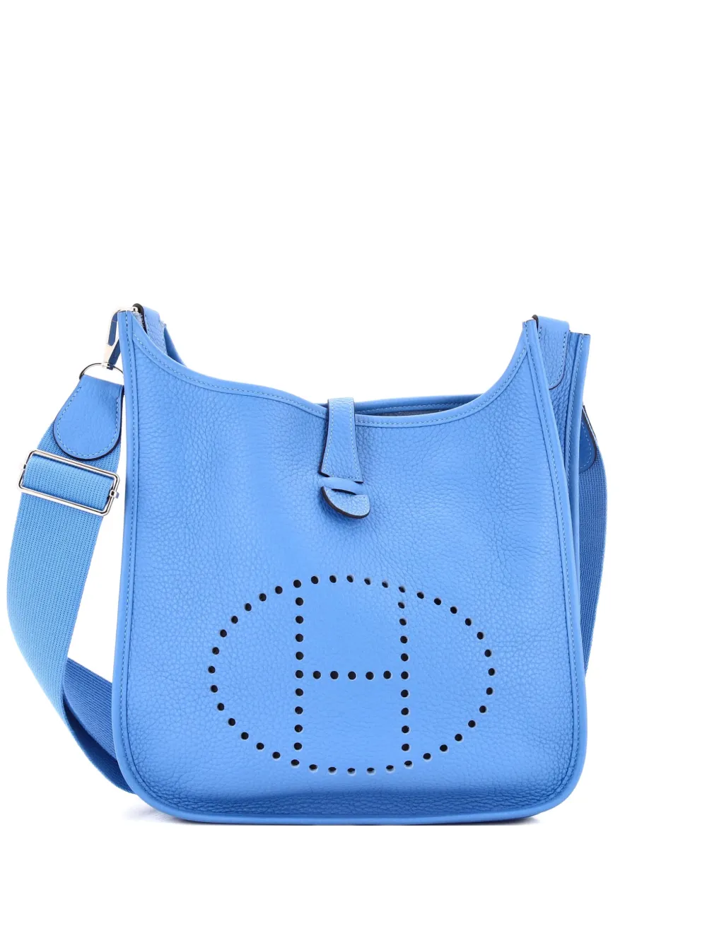 Hermès Pre-Owned Evelyne Bag Gen III Clemence PM crossbody bag - Blu