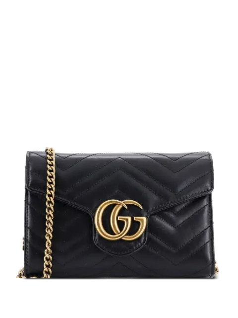Gucci Pre-Owned bolsa crossbody GG Marmont mini de piel en Matelasse 