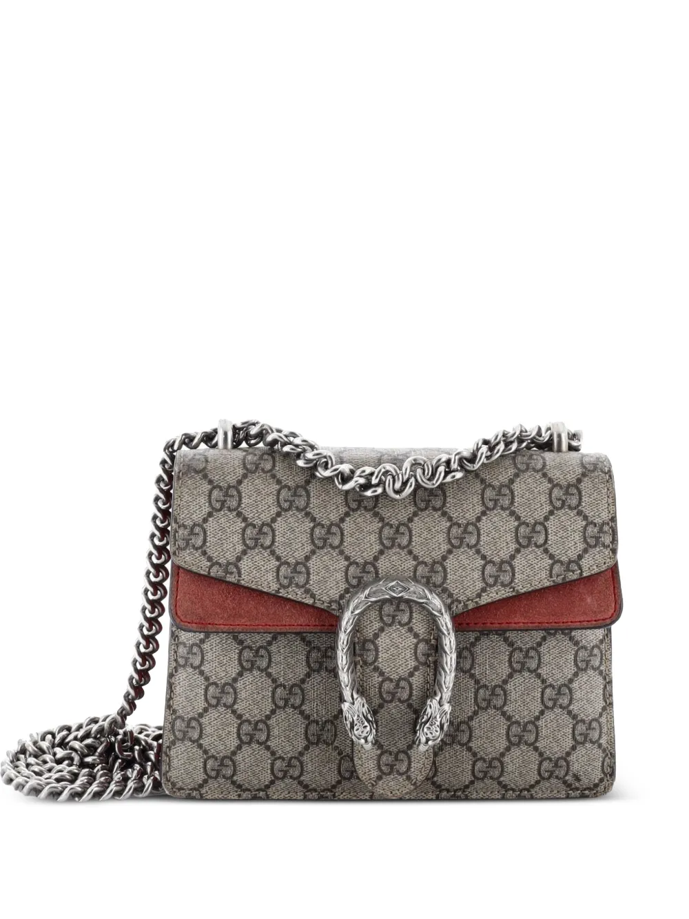 Gucci Pre-Owned Dionysus Bag GG Coated Canvas Mini crossbody bag - Marrone