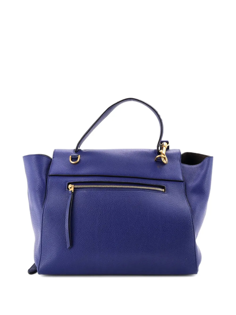  Celine Pre-owned Belt Bag Textured Leather Mini Shoulder Bag - Blue 