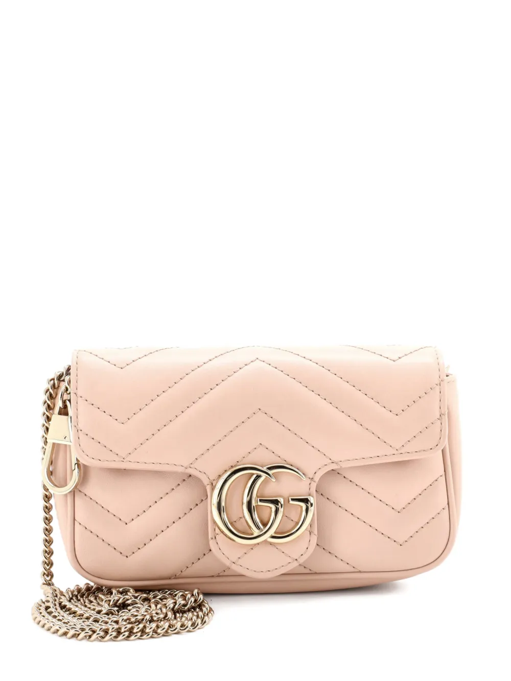 Gucci Pre-Owned GG Marmont Shoulder Bag Matelasse Leather Small crossbody bag - Toni neutri