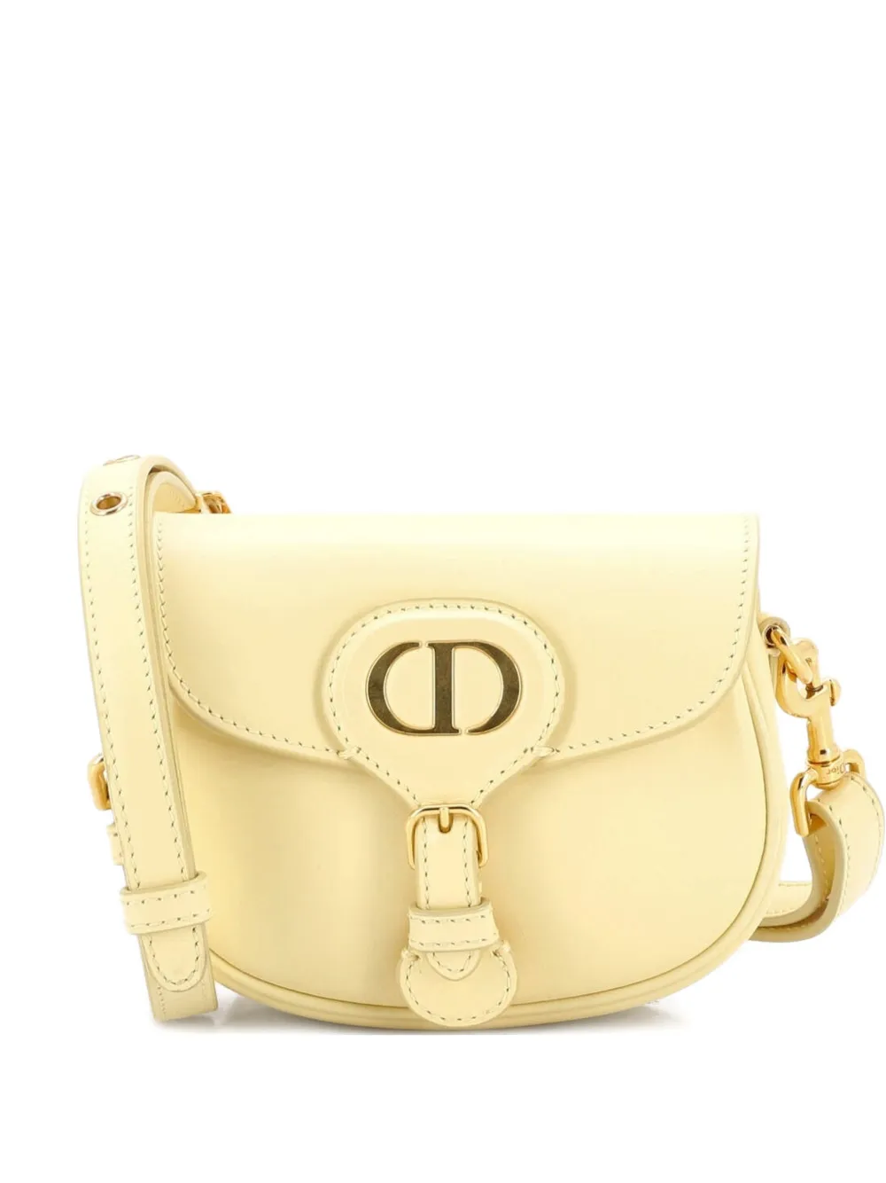 Christian Dior Pre-Owned Bobby Flap Bag Leather Micro shoulder bag - Giallo