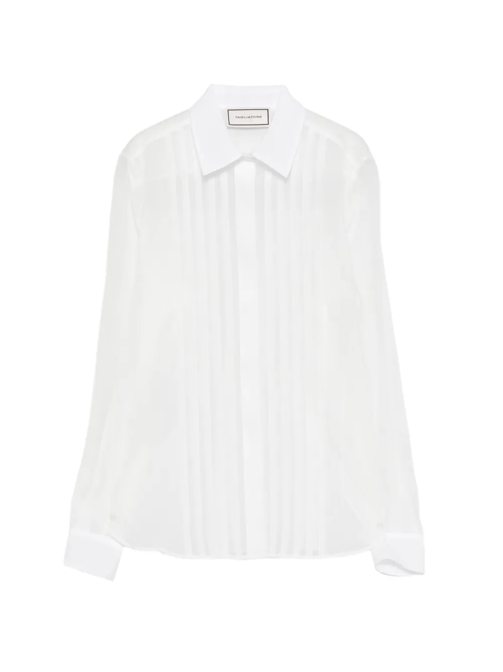 Tagliatore pleated shirt - Weiß