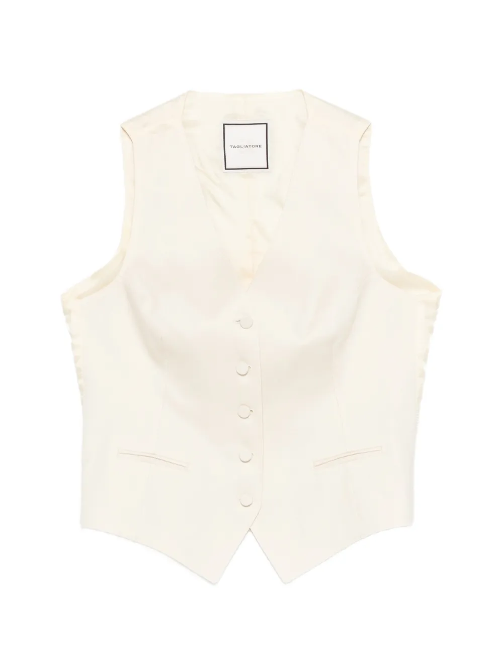 Tagliatore buttoned waistcoat - Neutrals
