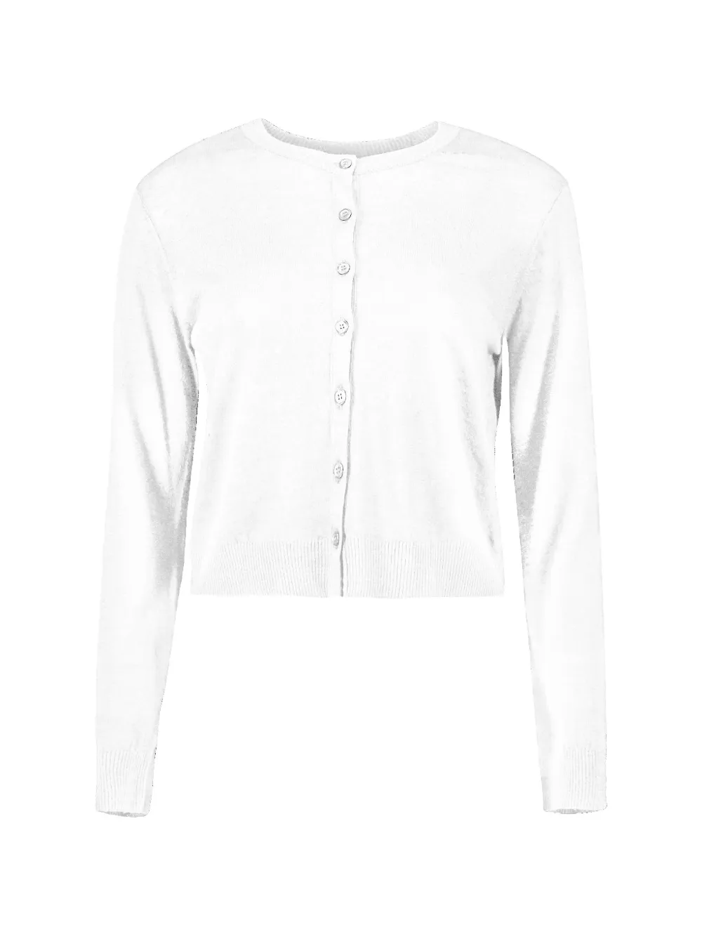 Lars Andersson crew-neck long-sleeve cardigan - Bianco