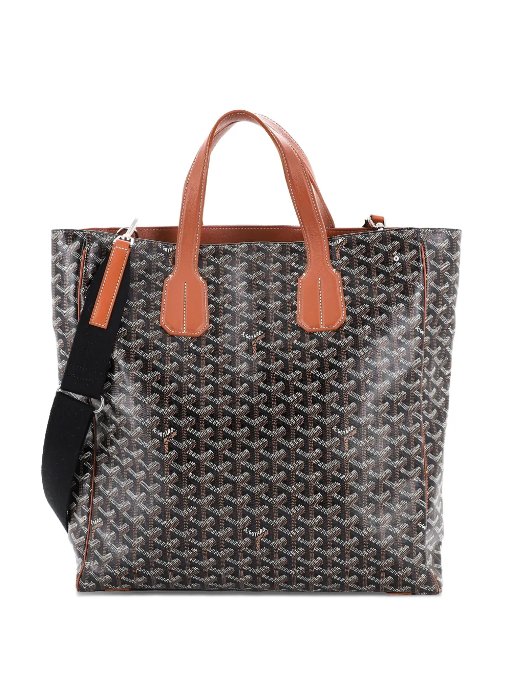 Goyard Pre-Owned Borsa tote Voltaire III in tela cerata - Marrone