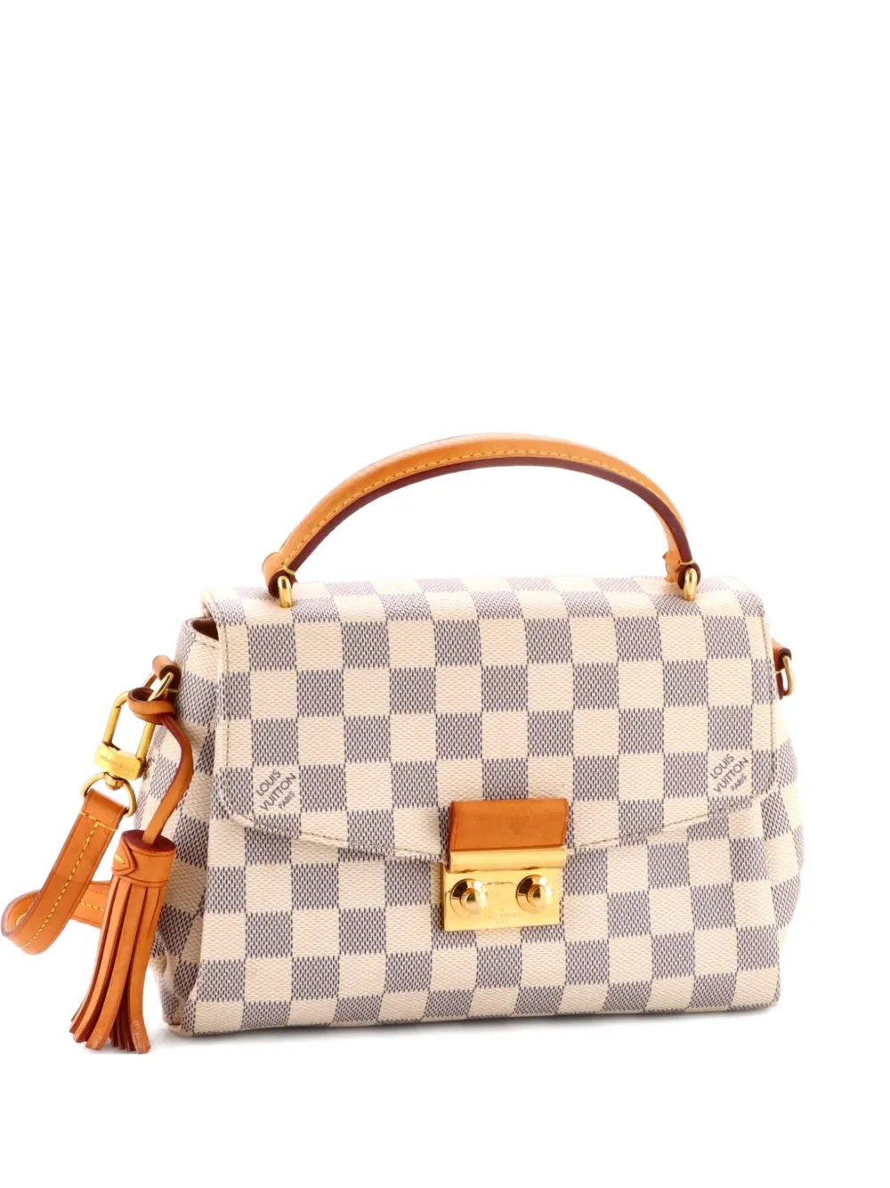 Louis Vuitton Pre-Owned Croisette Handbag Damier crossbody bag - Bianco
