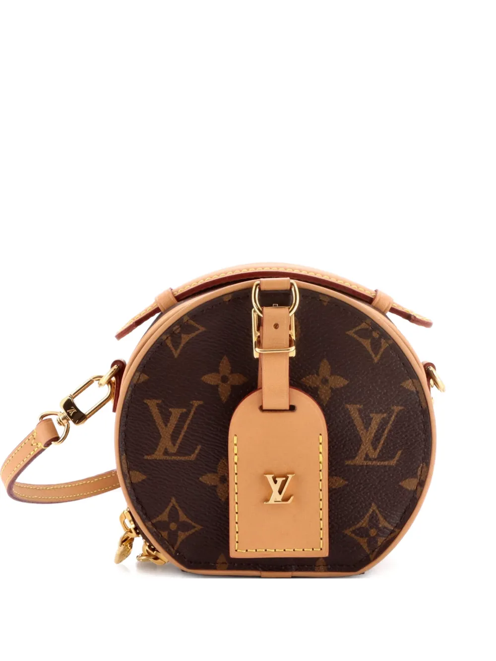 Louis Vuitton Pre-Owned Mini Boite Chapeau Bag Monogram Canvas crossbody bag - Marrone