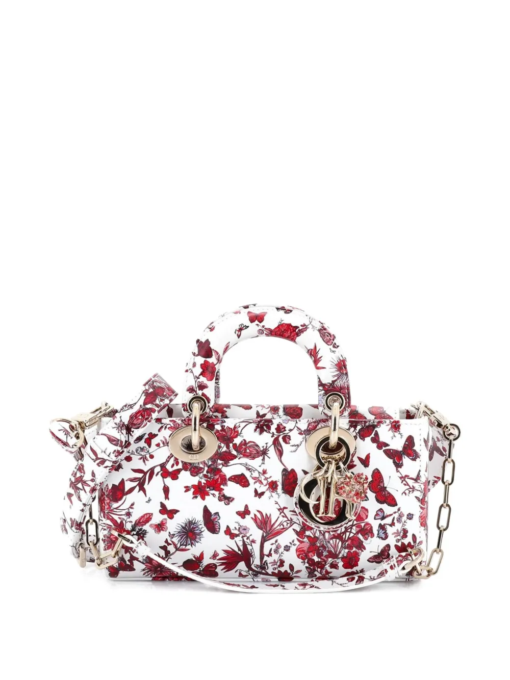 Christian Dior Pre-Owned Lady D-Joy Bag Printed Leather Small satchel - Multicolore