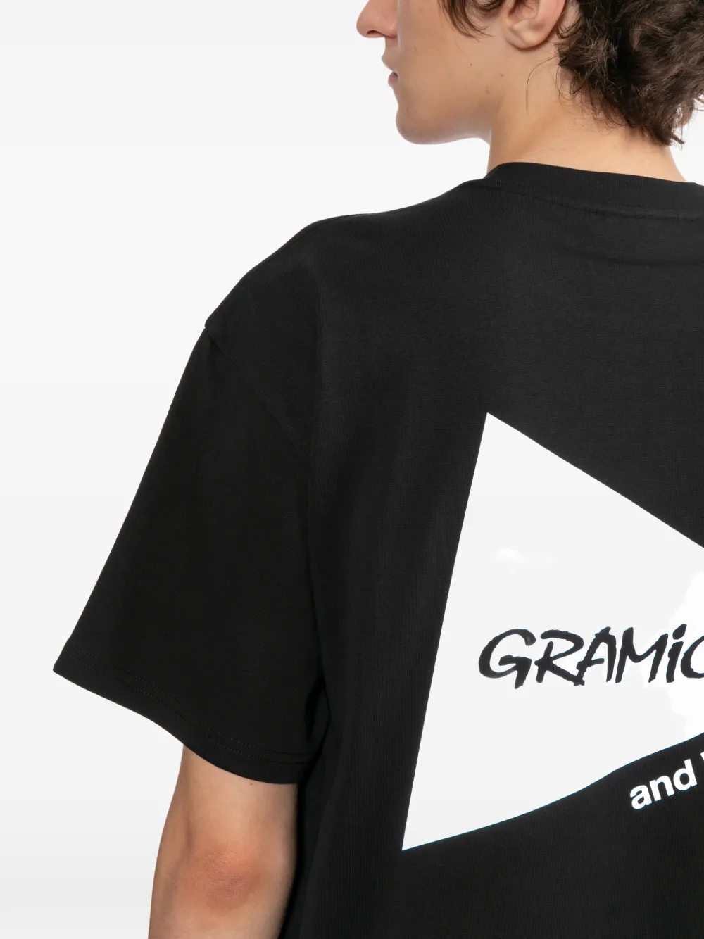 and Wander T-shirt met borstzak Zwart