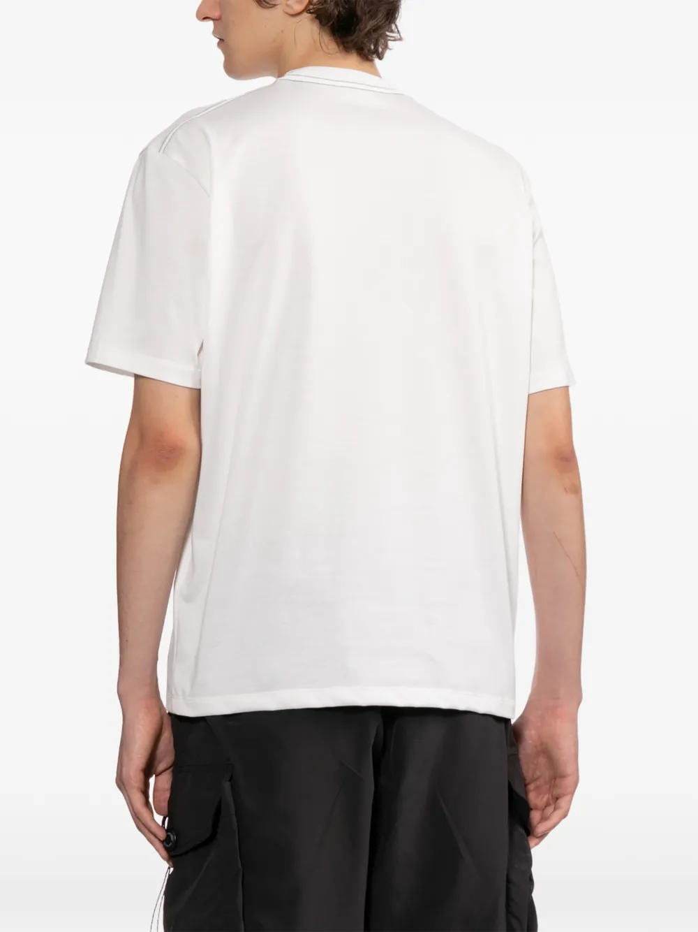 and Wander T-shirt met logo Wit