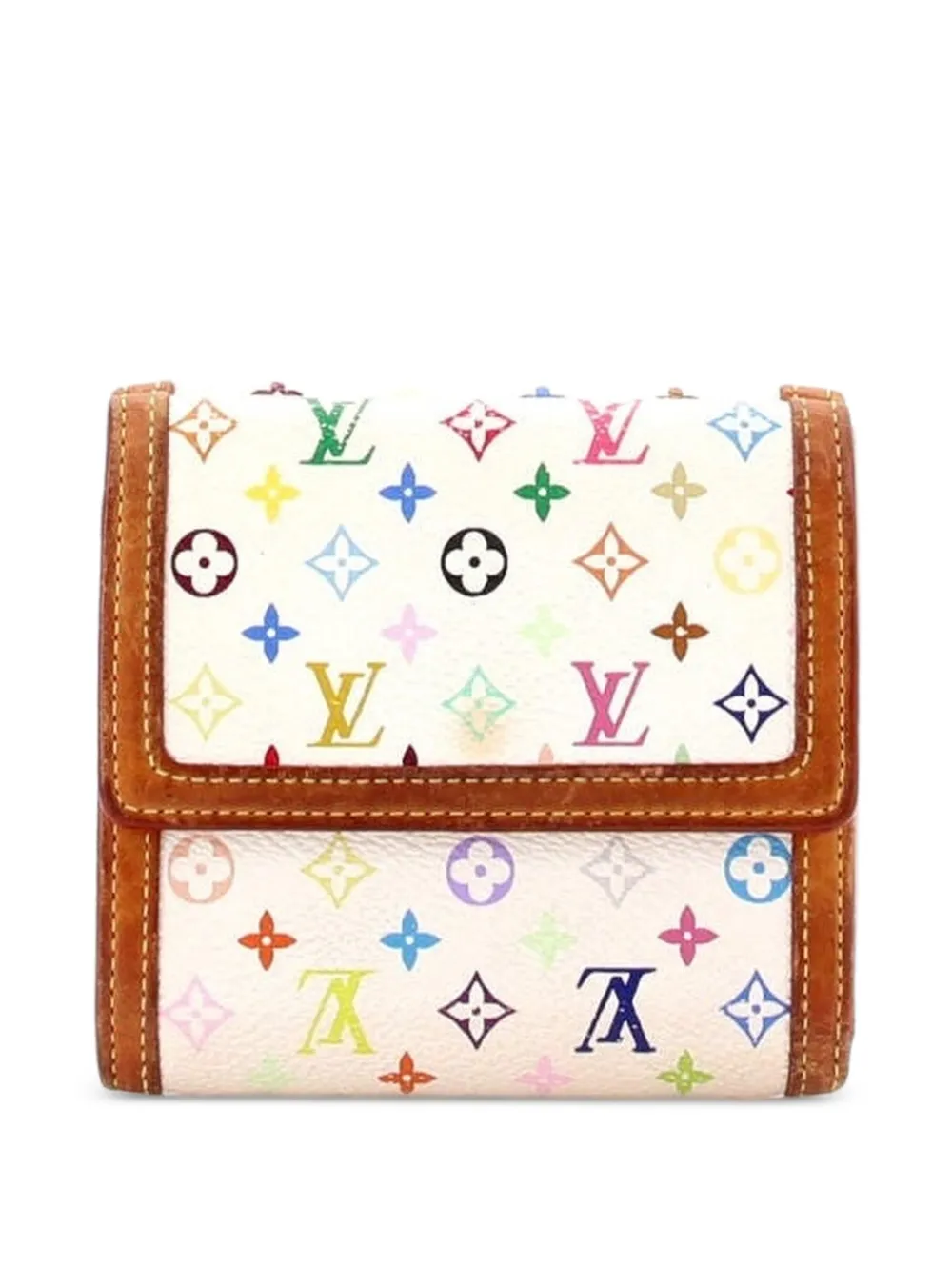 Louis Vuitton Pre-Owned Porte-Monnaie Billets Wallet Multicolor Canvas small wallets - Bianco