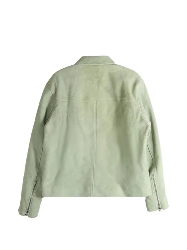 Stüssy Bing Suede Jacket | Green | FARFETCH AU