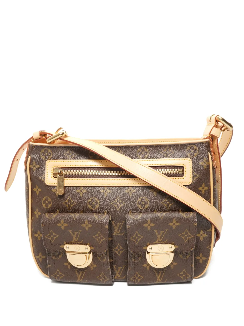Louis Vuitton Pre-Owned 2005 GM Hudson monogram shoulder bag - Marrone
