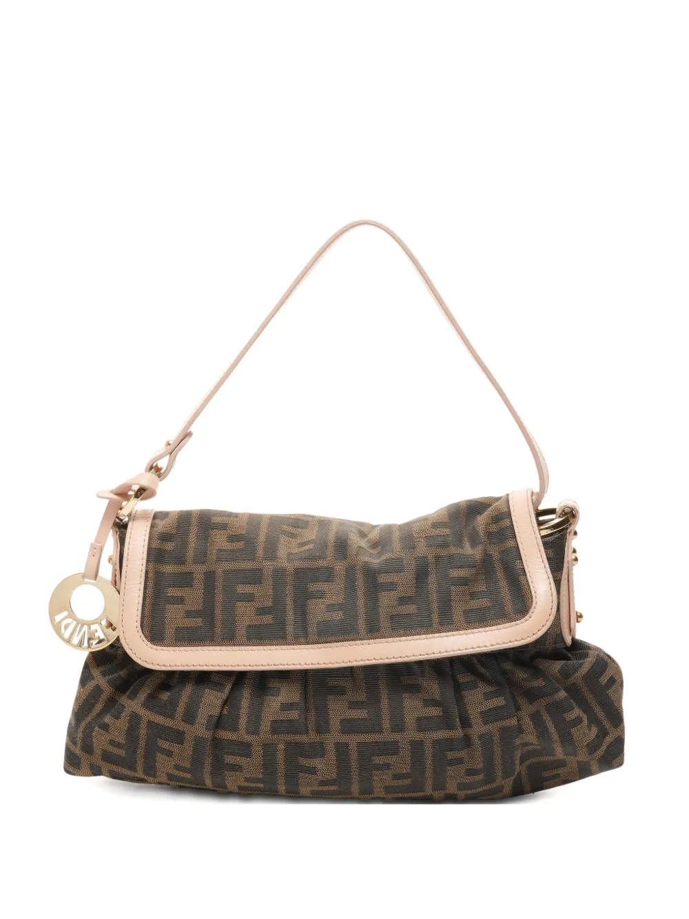Fendi Pre-Owned 2000-2015 Zucca monogram shoulder bag - Marrone
