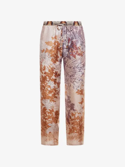 Pierre-Louis Mascia Aloe floral trousers