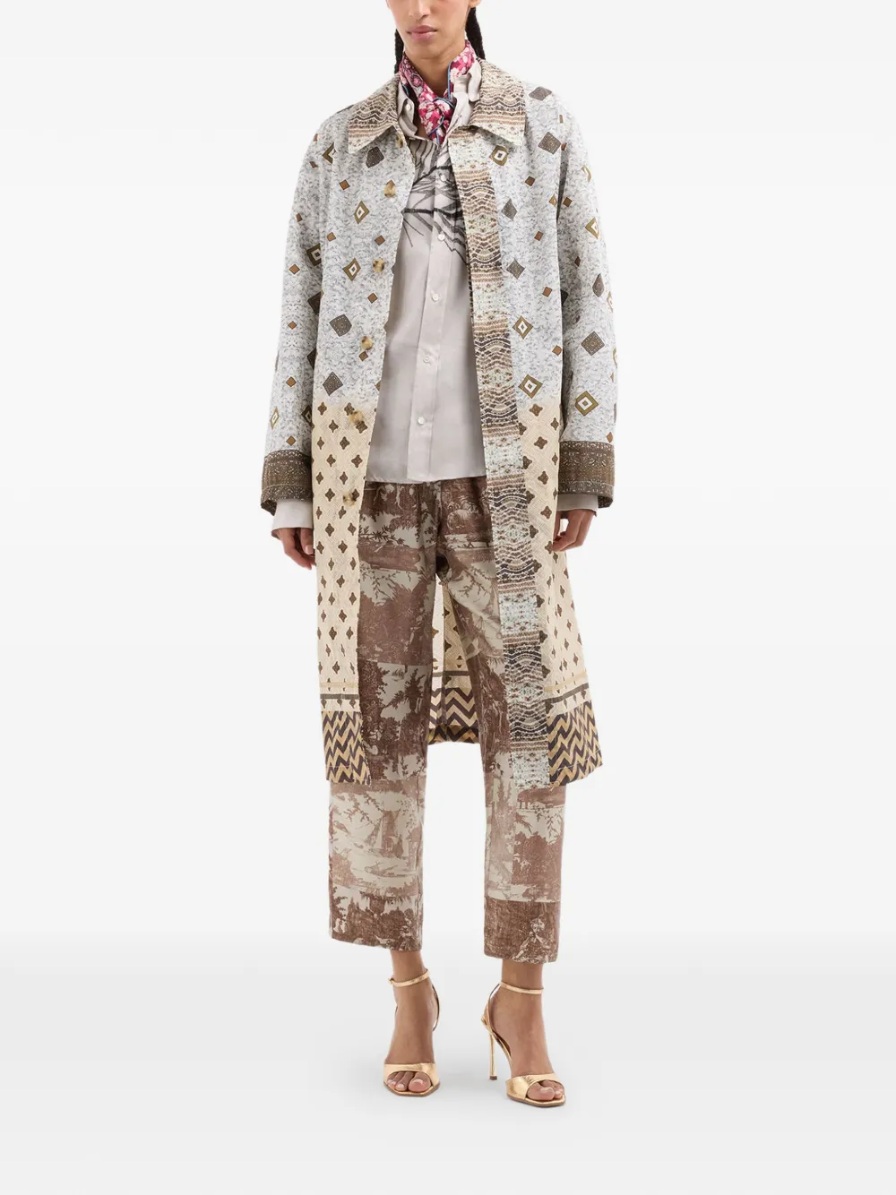 Brushstroke-Motif Shirt