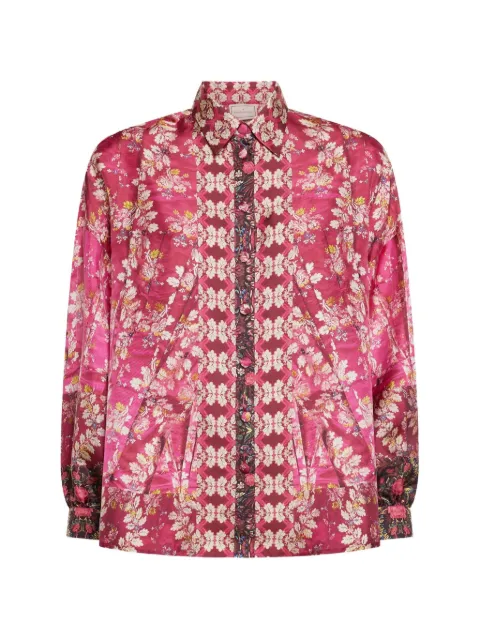 Pierre-Louis Mascia Aloe long-sleeve floral shirt