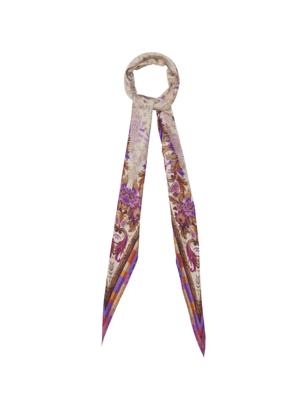 Pierre-Louis Mascia Aloeuw floral-print scarf - Toni neutri