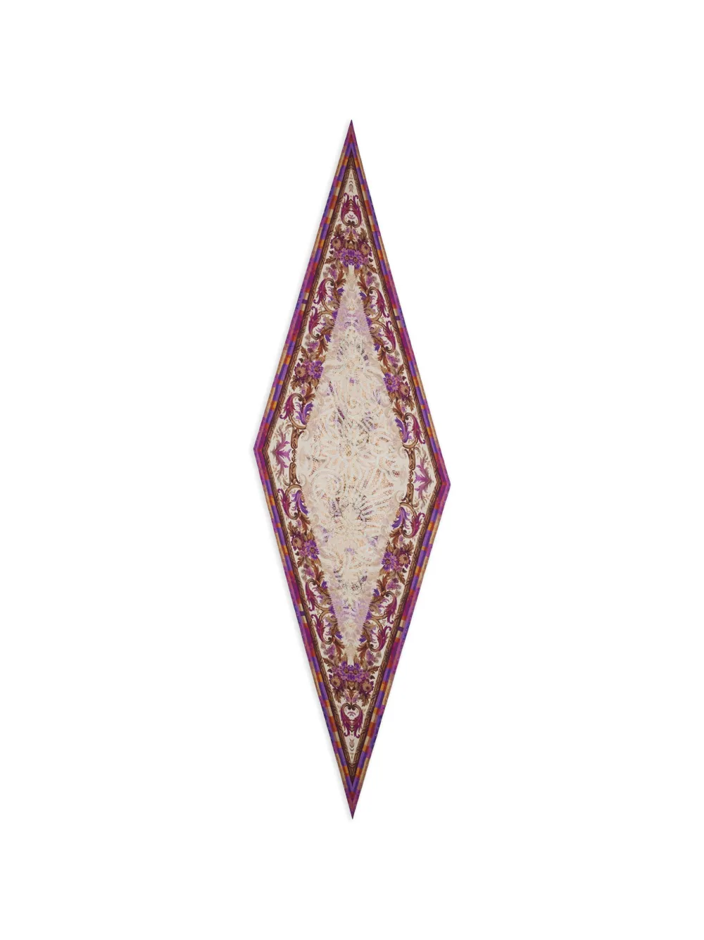 Pierre-Louis Mascia Sjaal met bloemenprint Beige