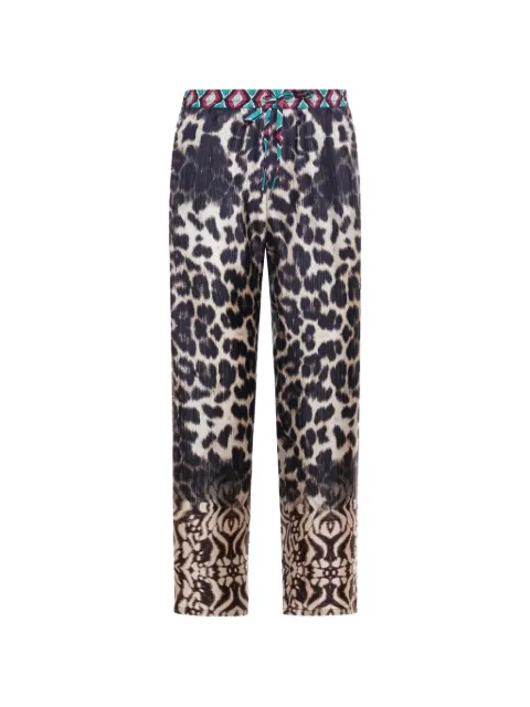 Pierre-Louis Mascia Aloe leopard-print trousers