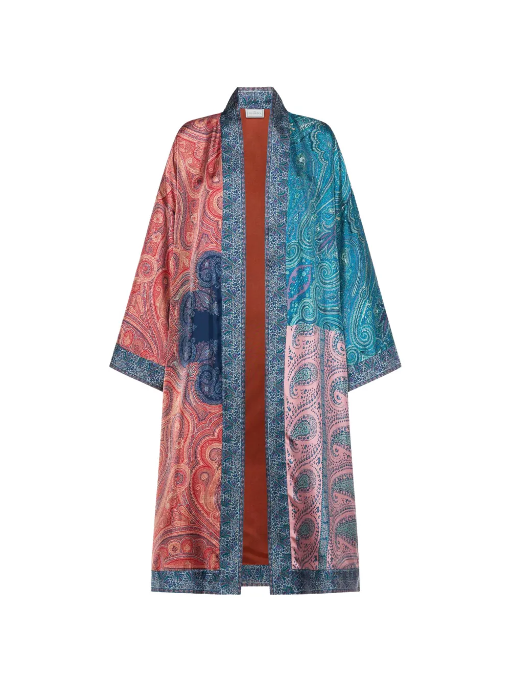 Pierre-Louis Mascia Aloe paisley kimono - Blu
