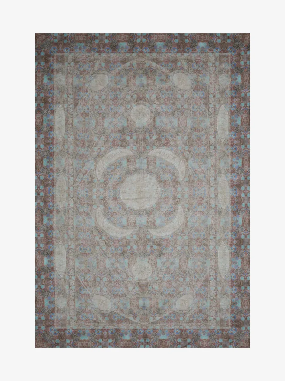 Pierre-Louis Mascia Hawnbci patterned scarf - Toni neutri