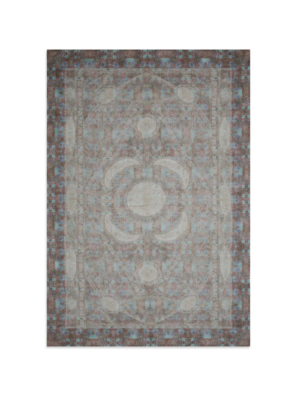 Pierre-Louis Mascia Hawnbci patterned scarf - Toni neutri