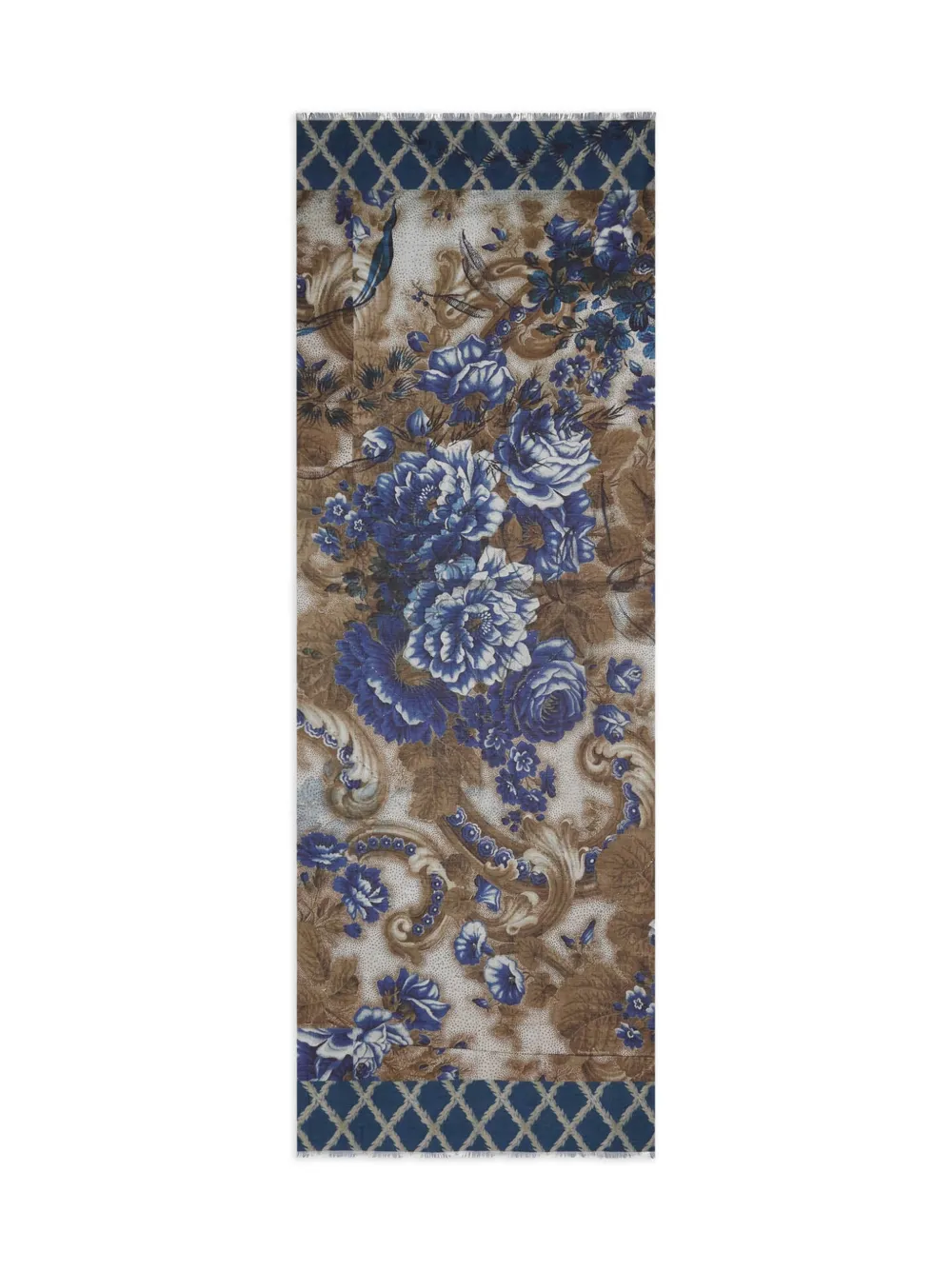 Pierre-Louis Mascia Hawnbci sjaal met bloemenprint Blauw
