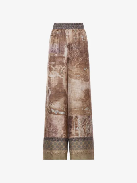 Pierre-Louis Mascia graphic-print palazzo pants