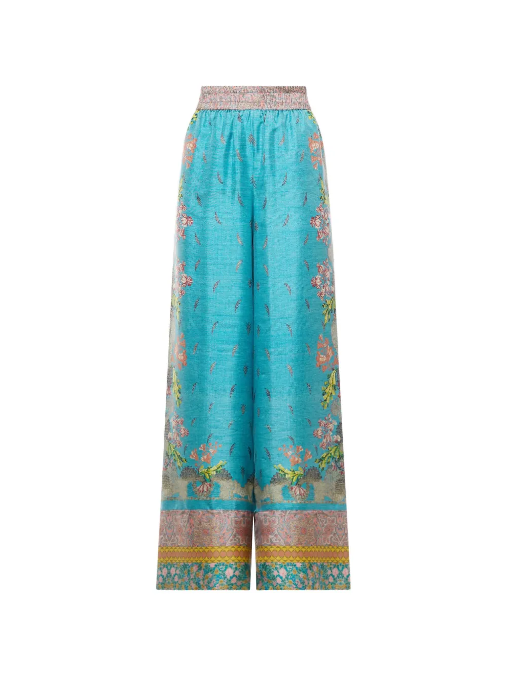 Pierre-Louis Mascia floral-print trousers - Blu
