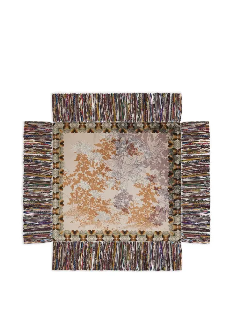 Pierre-Louis Mascia abstract-print fringed scarf