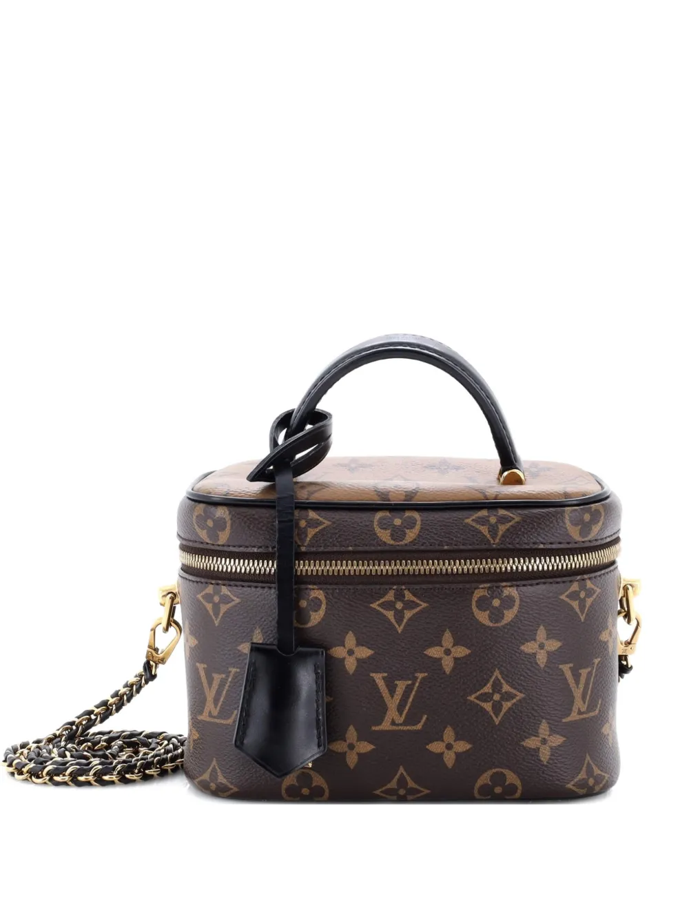 Louis Vuitton Pre-Owned Vanity Handbag Reverse Monogram Canvas PM satchel - Marrone