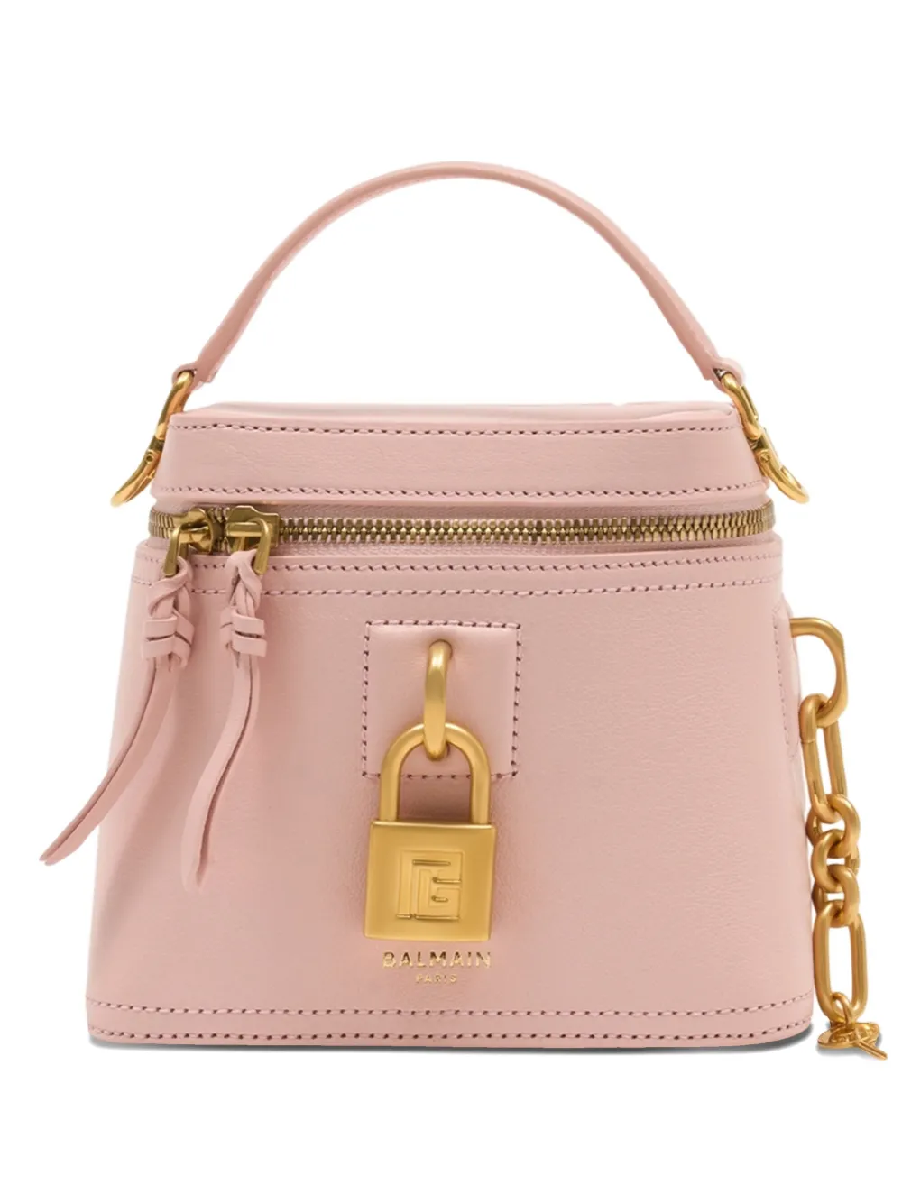 Balmain Pulse Vanity padlock tote bag - Rosa