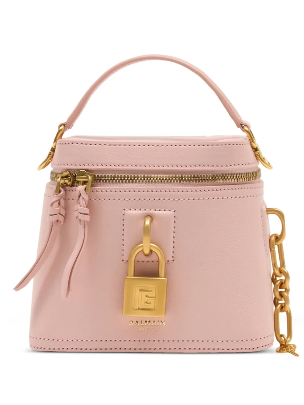 Balmain Pulse Vanity padlock tote bag - Rosa